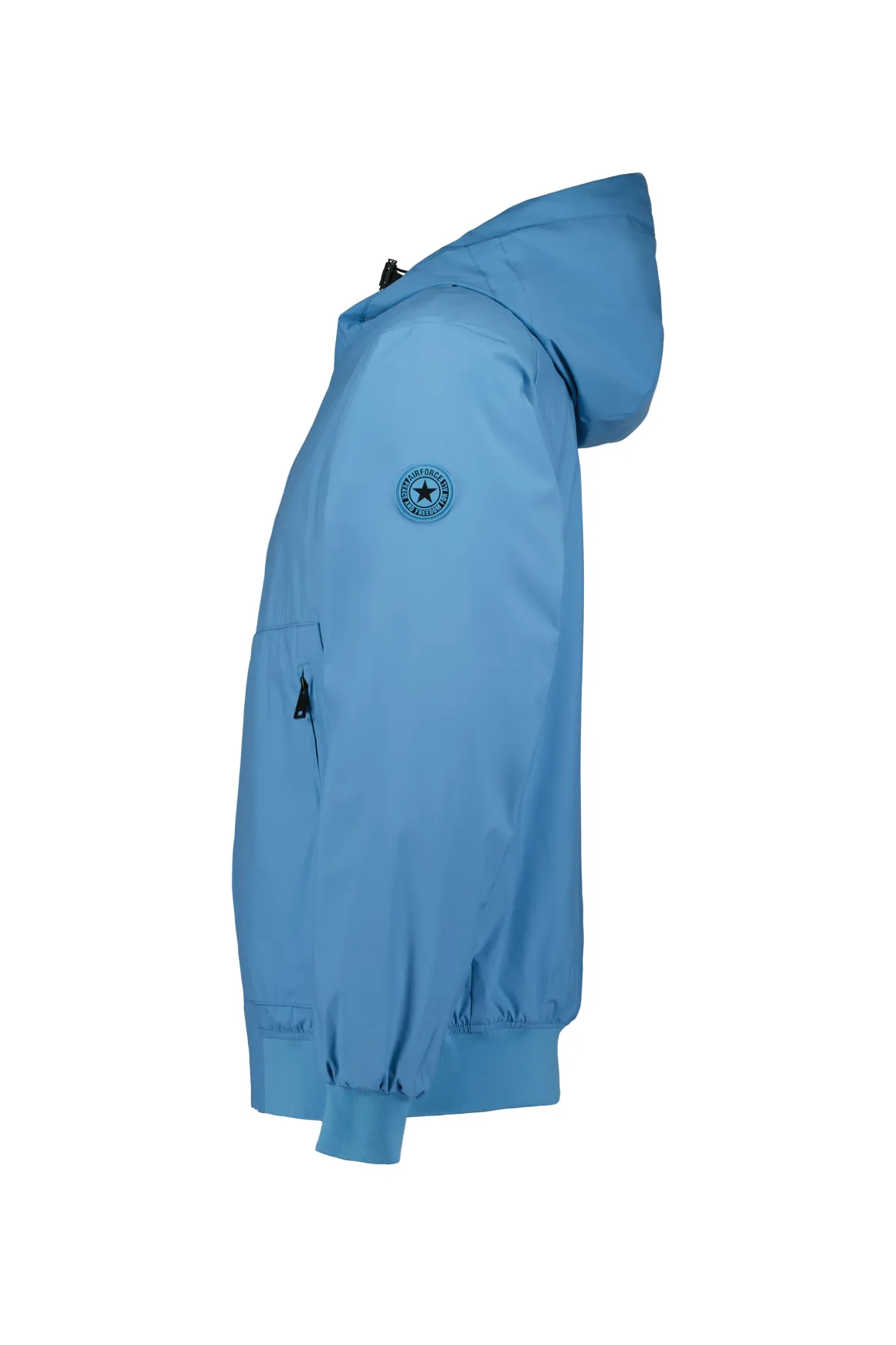 Airforce Mens Hooded Four-Way Stretch Jacket