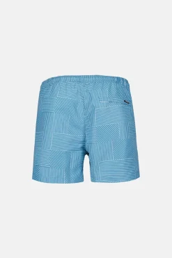 Airforce Mens Swim Short Print Stripe