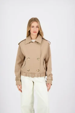Airforce Womens Cropped Trenchcoat