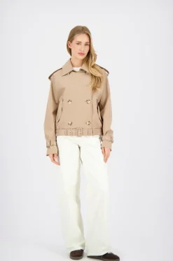 Airforce Womens Cropped Trenchcoat