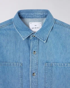 Edwin Europe Big-DNM Mens Shirt LS