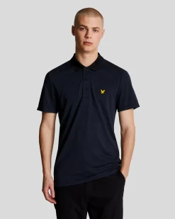 LYLE Mens Golf Microstripe Polo