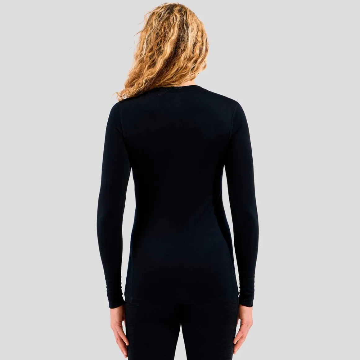 Odlo Womens BL Top Crew Neck L/S Merino 200
