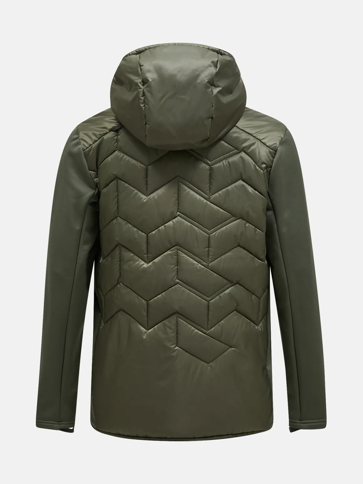 Peak Performance Mens Elevate Liner Hybrid Hood Jacket