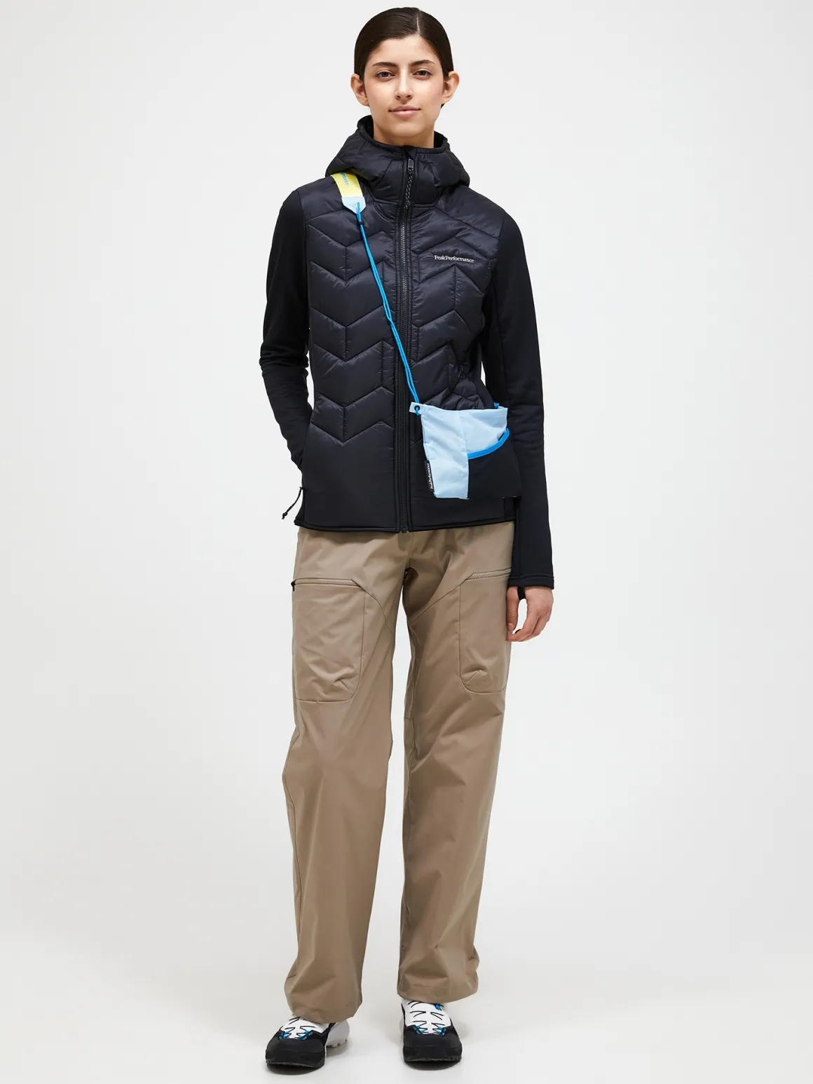 Peak Performance Womens Elevate Liner Hybrid Hood Jacket