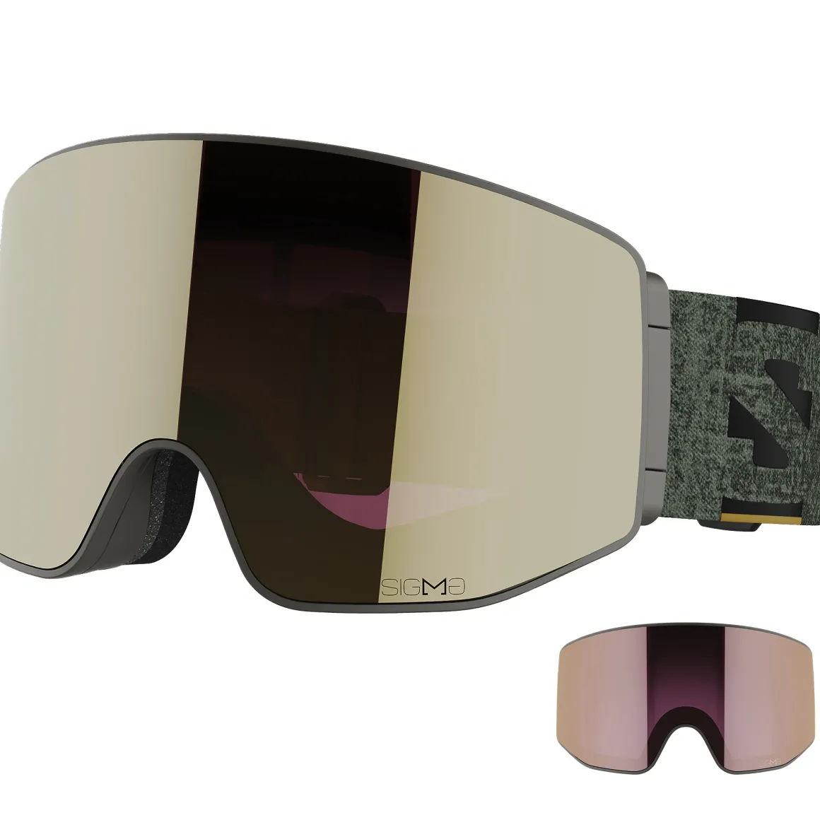Salomon Sentry Prime Sigma 1Lens Rosin_Sigma Black Gold Bruin One