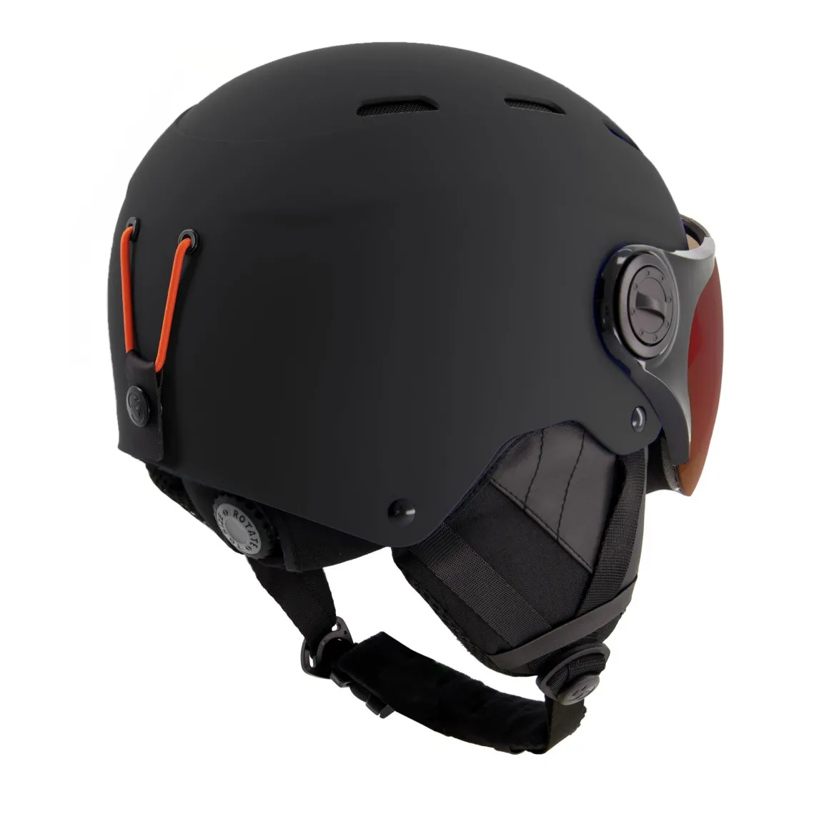 Sinner Typhoon Visor Mt Blk_Rd Mr Cat