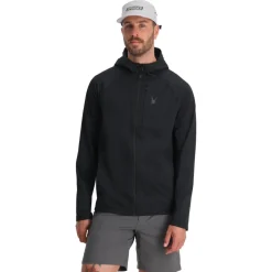 Spyder Mens Gridweb Fleece Hoodie
