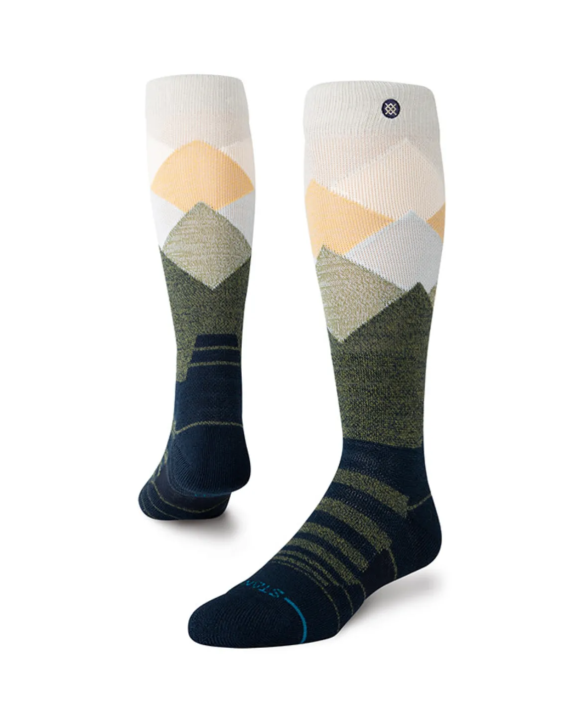Stance Misty Mid Wool Snow