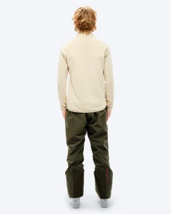The Mountain Studio Mens Light Tech Fleece Half Zip