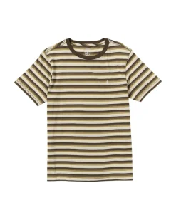 Volcom Mens Level Stone Crew SS